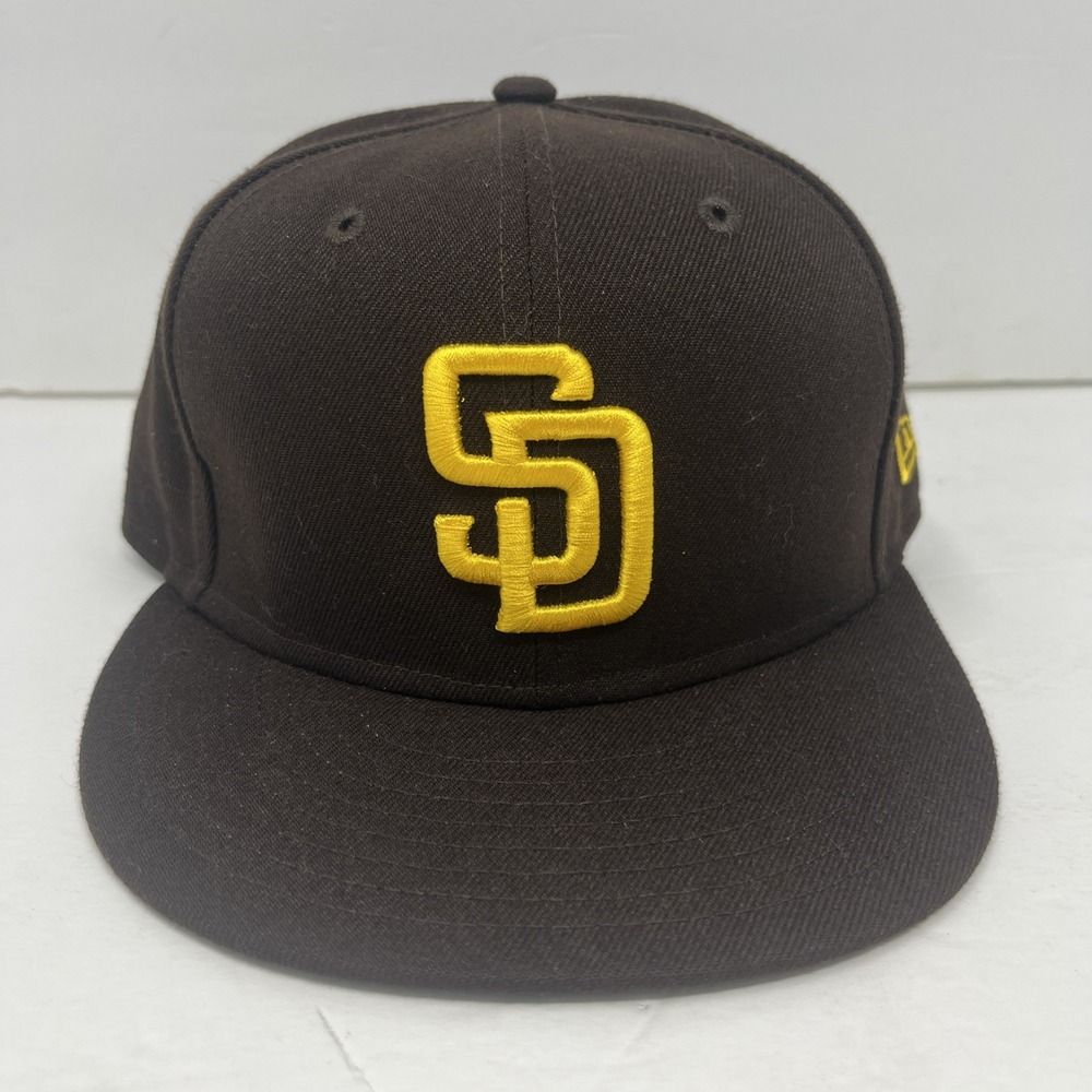 MLB San Diego Padres New Era 59FIFTY Fitted Hat - Brown 7 1/8